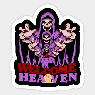 the three evil in havean Sticker